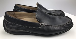 ecco moccasin mens black