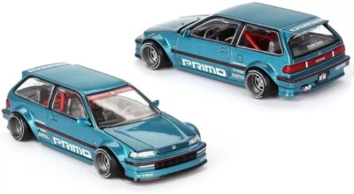 1/64 Kaido House x Mini GT Honda Civic EF Kaido Works V1 Tahitian