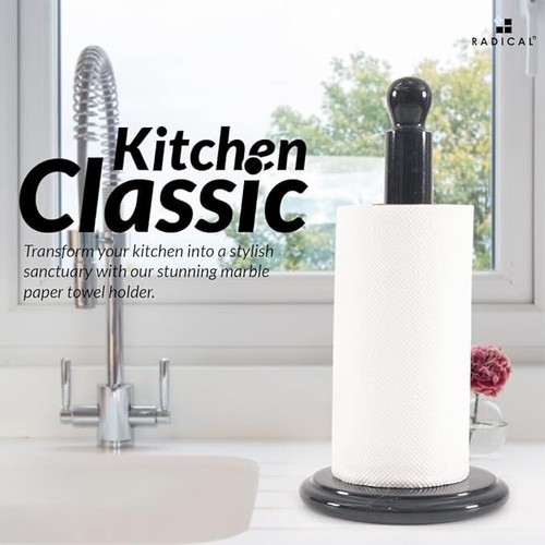 Marble Paper Towel Holder 12.5” |Freestanding Towel Stand for Kitchen & Home Use - Picture 4 of 32
