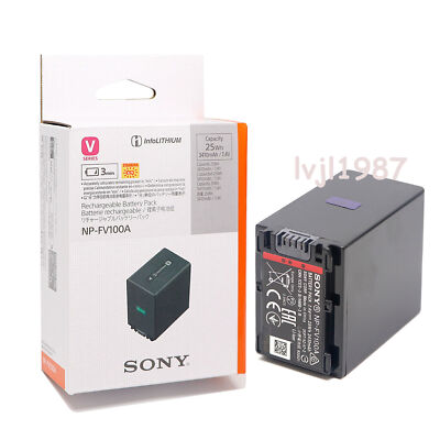 Original Sony NP-FV100A 3410mAh Battery for FDR-AX30 AX33 AXP33 AXP35 HDR-CX480