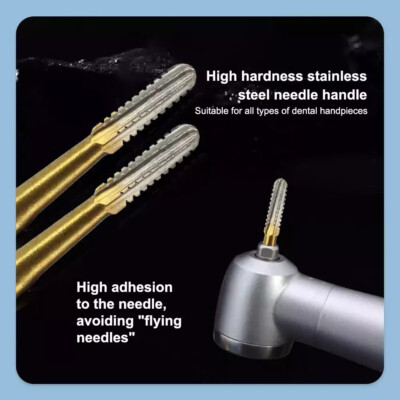 High Speed Dental Tungsten Steel Carbide Crown Metal Cutting Burs FG1957/1958