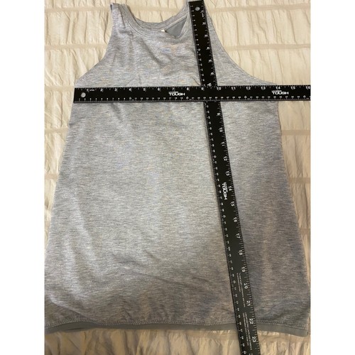 Athleta Girl Athletic Tank Top Racerback Breathable Gray XL/14 - Picture 5 of 8
