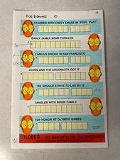 GOLDBUG fun and games #10 art original comic color guide SPLASH 1979 JAMES BOND