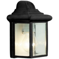 Brilliant Nissie AußEn Wand Haus Leuchte Lampe Flach Schwarz E27 Retro Antik