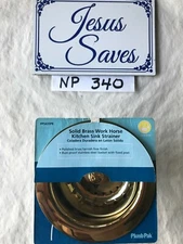 PLUMB PAK PP5435PB SOLID BRASS WORK HORSE KITCHEN SINK STRAINER BASKET  Np340