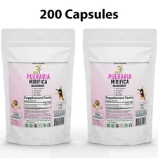 Pueraria Mirifica Kwao Krua Kao 5000mg Women's Health 200 Capsules Organic USA