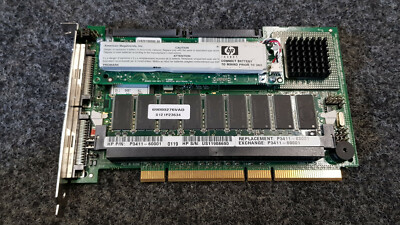 American Megatrends SERIES 493 REV-C1 SCSI RAID Controller (Card Battery SDRAM)