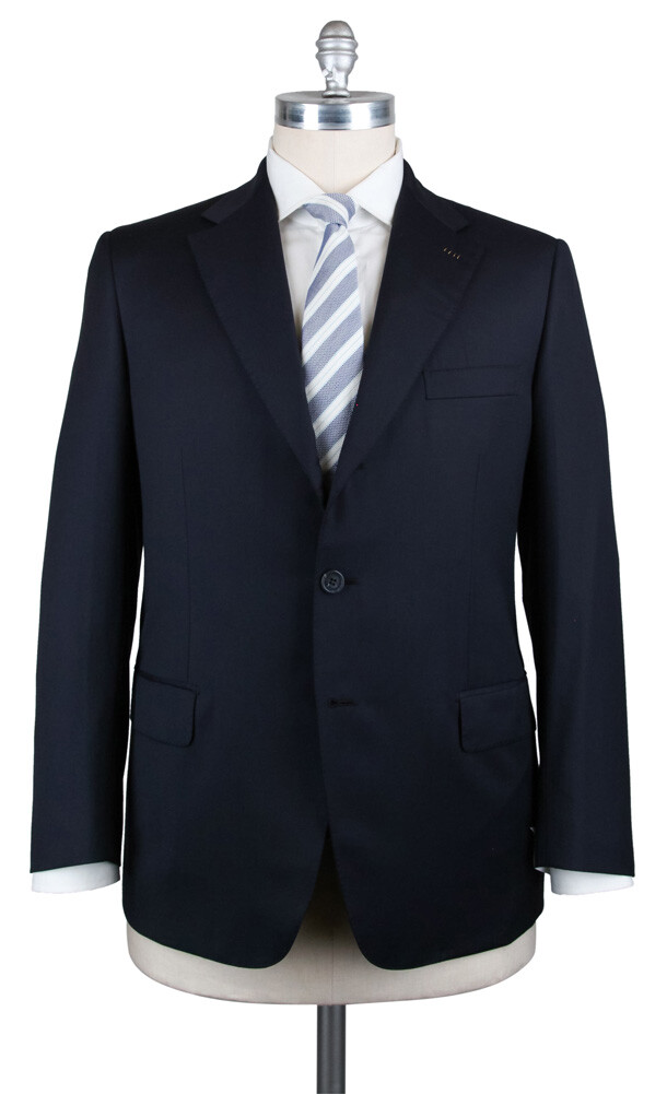 【Brioni】 NAVY-BLUE typewriter SUIT Brioni Navy-Blue Typewriter Suit Size 52 Men's Luxury