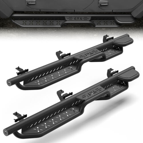Running Boards Side Steps For 2007-2018 Jeep Wrangler JK JKU Unlimited 4 Door