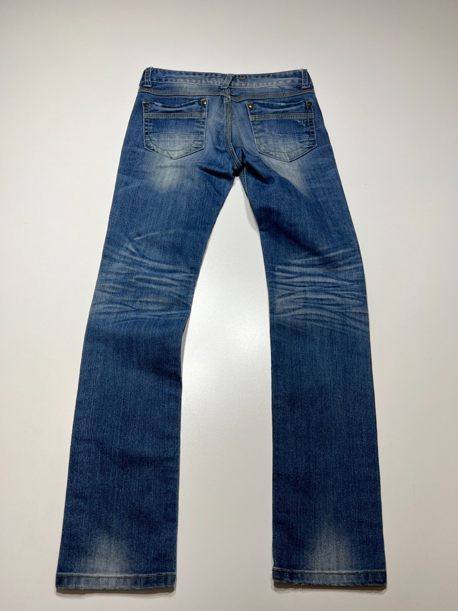 Interflow Jeans Womens Size 26 Original Denim Slim Straight Leg 