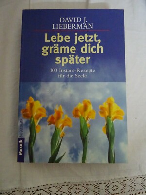 Lebe jetzt, gräme dich später, David J. Lieberman,  E-316