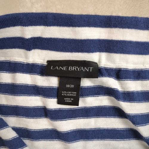 Lane Brynat Full Length Skirt 18 Blue Ombre Striped - Zdjęcie 4 z 6