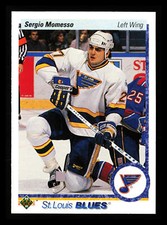 Sergio Momesso 1990-91 Upper Deck Hockey NHL #19c St. Louis Blues