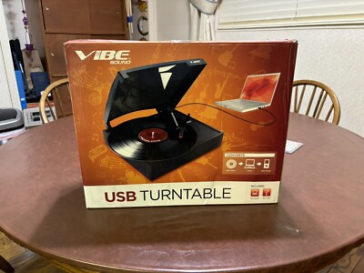 VIBE VS-20-1 Sound USB Turntable Converts Records & LPs Computer and MP3 files