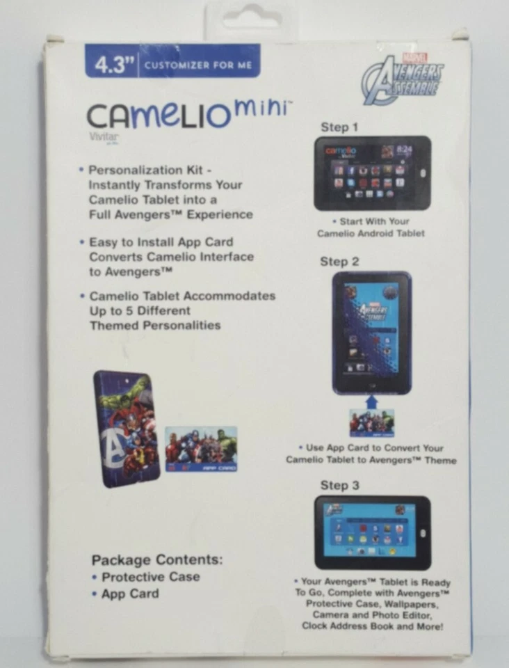 Мини-набор для персонализации планшета Marvel Avengers Assemble Camelio. Чехол и приложение карта - Изображение 4 из 4