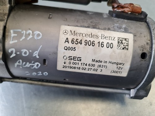Motor de arranque Mercedes Clase E E220 AMG W213 2.0 diésel automático 2018-2022 - Imagen 2 de 17