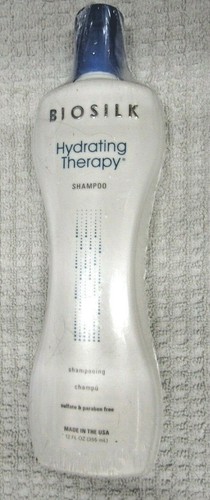 BIOSILK~HYDRATING~SULFATE & PARABEN FREE~HAIR SHAMPOO SEALED 12 OZ 5