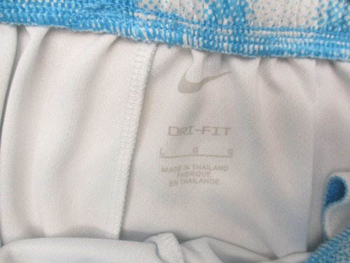 NIKE DRI-FIT Size L Kid Unisex Blue Stretch Waist Lightweight Running Shorts 104 - Picture 4 of 7
