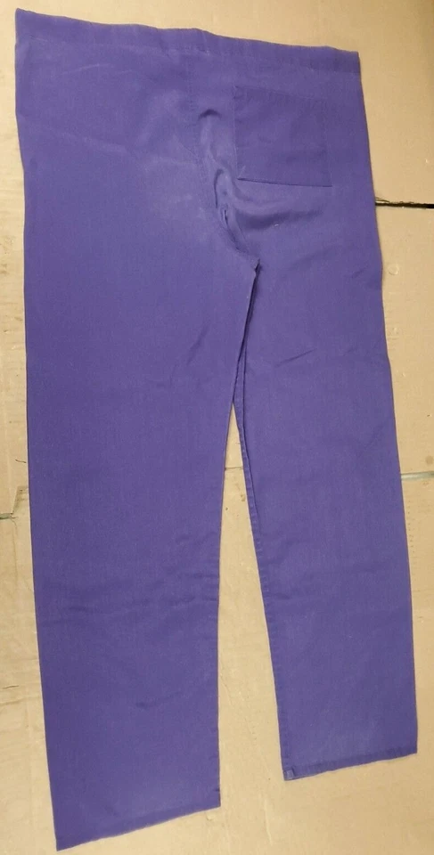 Simply Basic Mujer Morado Cordón Pierna Cónica Exfoliante Pantalones Talla S 28L Foto 2 de 4