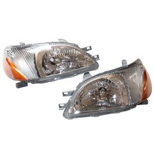 Pair For 2000 2001 2002 Toyota Echo Headlight S Headlamps Assembly Left Right