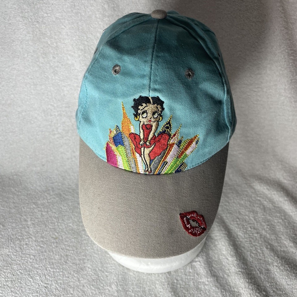 Betty Boop Biker Betty Motorcycle Club Baseball Cap Retro Sugar Loaf