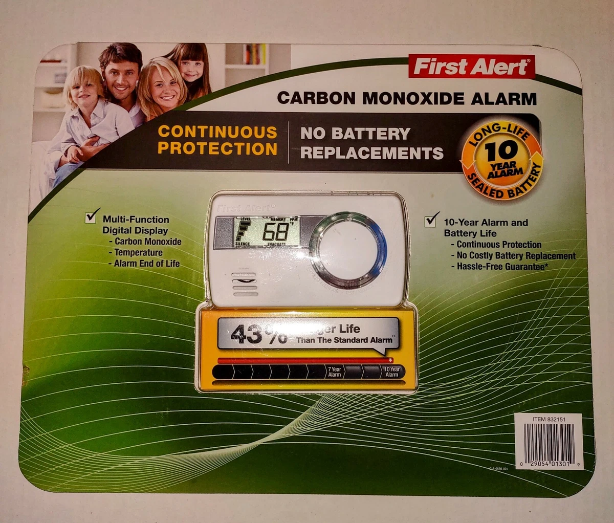 First Alert CO2 Alarm Why Is It BEEPING TIMES SOLVED FIXED, 45 OFF