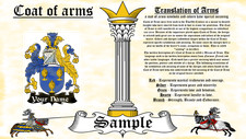 Kehlum-Kylme COAT OF ARMS HERALDRY BLAZONRY PRINT