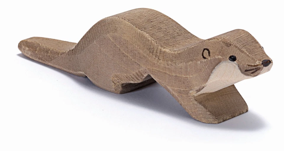 Seeotter laufend - Ostheimer 16277 Holzfigur Otter NEU
