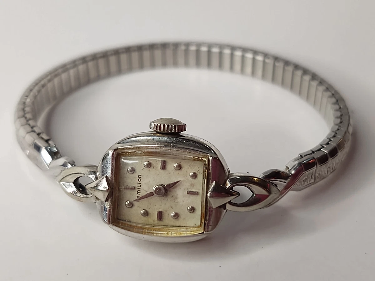 Hamilton ladies watch 10k gold deals filled