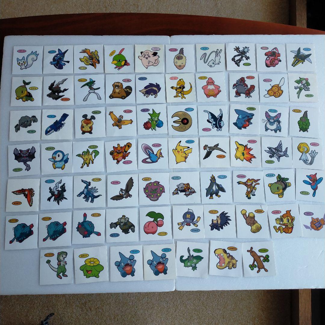 Set of 67 Pokemon bread stickers | eBay