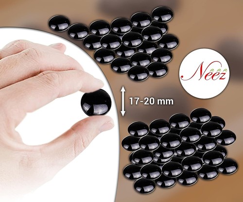 Glass Pebbles Beads Button Vase Wedding Mosaic Decorative Garden 70-170 Pcs UK - Picture 12 of 46
