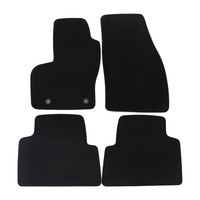 Velour FußMatten Automatten FüR Ford Kuga 2008-2012 4-Tlg Schwarz