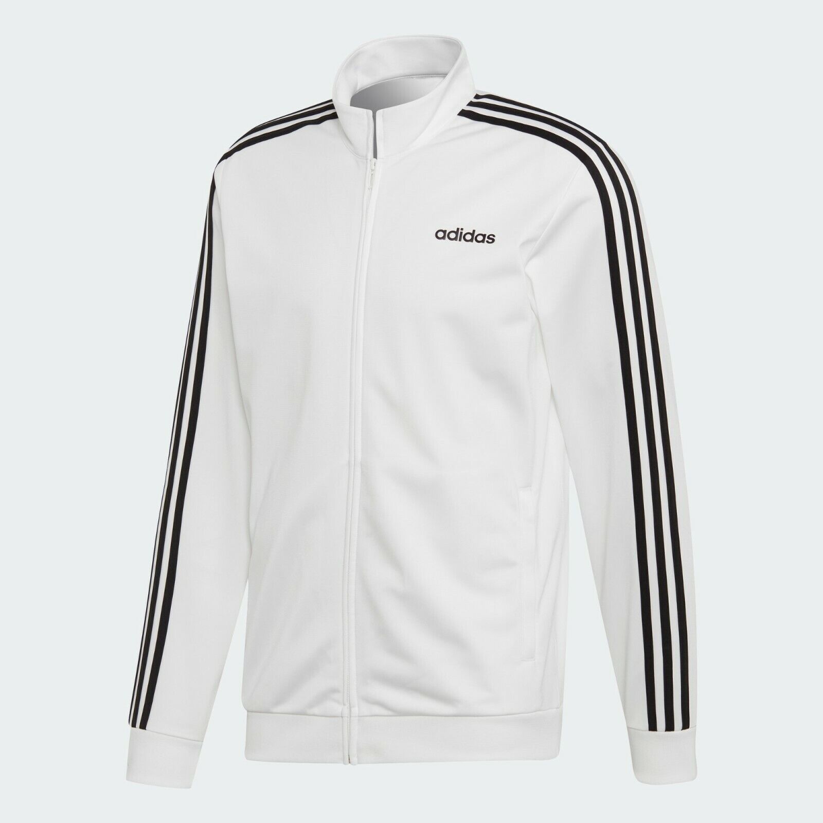 adidas Men's Essential 3-Stripes Tricot Track Jacket EB3989 | eBay