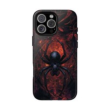 For iPhone / Galaxy / Pixel Gothic Black Widow Spider Phone Case
