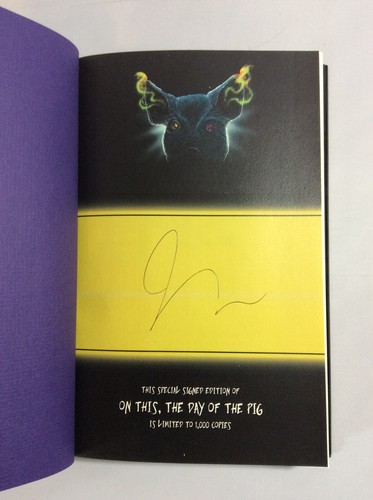 On This the Day of the Pig by Josh Malerman - SIGNED 1st Ed. - 第 2/4 張圖片