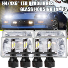 4pcs 4x6 Led Headlight Hilo Sealed Beam Bulb Headlamps For Chevrolet Camaro