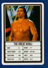 THE GREAT KHALI 2023 Aamango WWE Trump Game Card 20s Wrestling Legends 2nd Edtn!