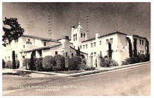 Hotel La Ribera Carmen By The Sea California Vintage B&W Tarjeta Postal 1948