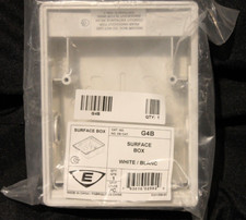 Edwards EST G4B Surface Back Box	 White. NIB 
