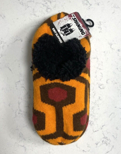 The Shining Overlook Hotel Carpet Pattern Knit Slippers w/Grip Kubrick King - Picture 1 of 4