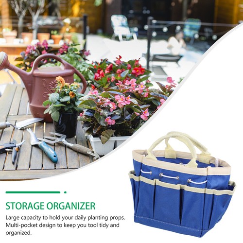 Garden Tool Tote Gardening Tools Pouch Garden Tool Organizer Bag - Picture 3 of 12