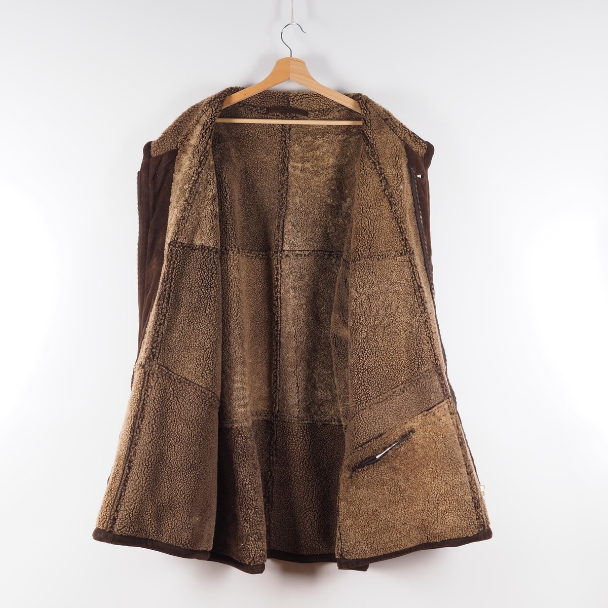 【関税&送料込】Saint Laurent Vintage Leather And Shearling Yves Saint Laurent YSL Vintage Men's Shearling Leather Coat