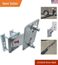 Economy Heavy Duty Steel Spare Tire Carrier Trailer Mount Fits 4 & 5 Hole Rims