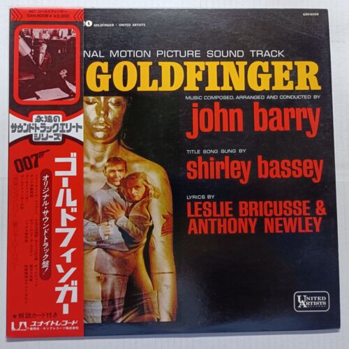 JOHN BARRY OST Goldfinger JAPAN LP OBI GXH-6008 James Bond Shirley Bassey - Picture 1 of 5