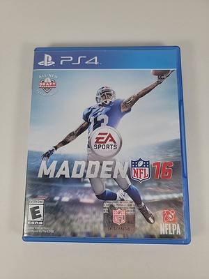 Madden NFL 16 Sony Playstation 4 PS4! Epic Game! Draft Fantasy Mode!! Free Ship!