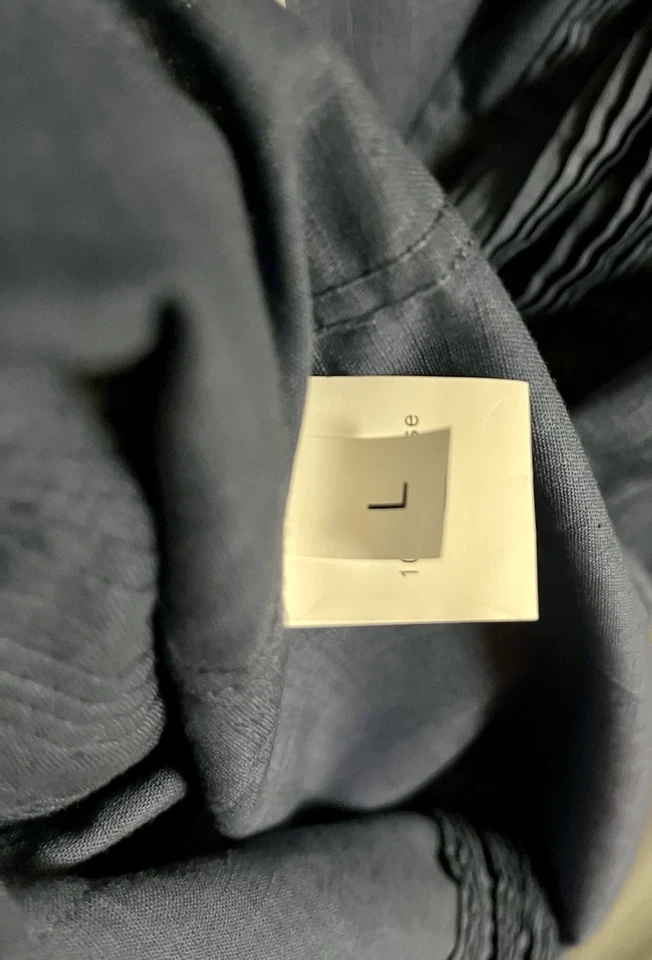 Модная мужская рубашка темно-синий размер большой короткий рукав классический крой на пуговицах новый с Ярлыками - Изображение 3 из 4