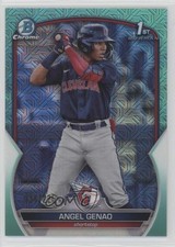 2023 Bowman Chrome Prospects Mega Box Aqua Mojo Refractor /225 Angel Genao 13os