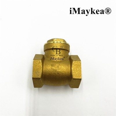 1/2'' NPT Thread Brass Swing Check Valve Plumbing Fitting Prevent Water Backflow