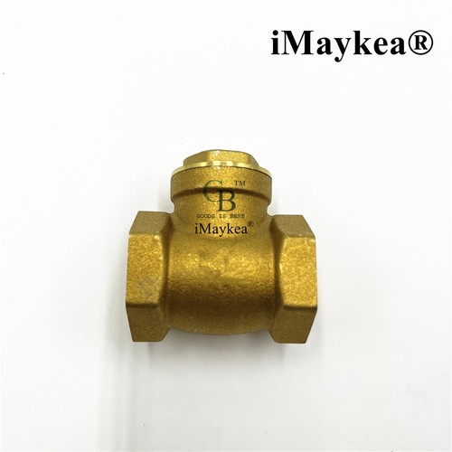 1/2" NPT Thread Brass Swing Check Valve Plumbing Fitting Prevent Water Backflow