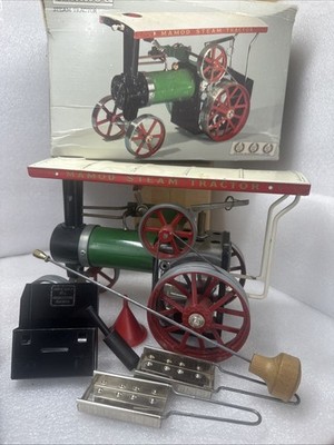 Mamod TE1A Live Steam Tractor Model Steam Metal Traction England W/Fuel Tablets